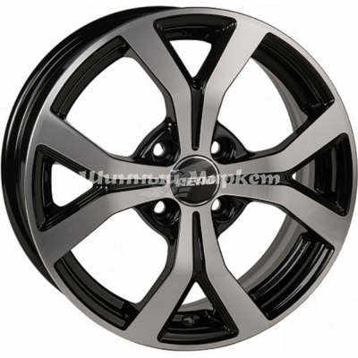 ДискAero V2147 6JxR15 PCD4x100 ET48 DIA54.1, черный с полированной лицевой стороной