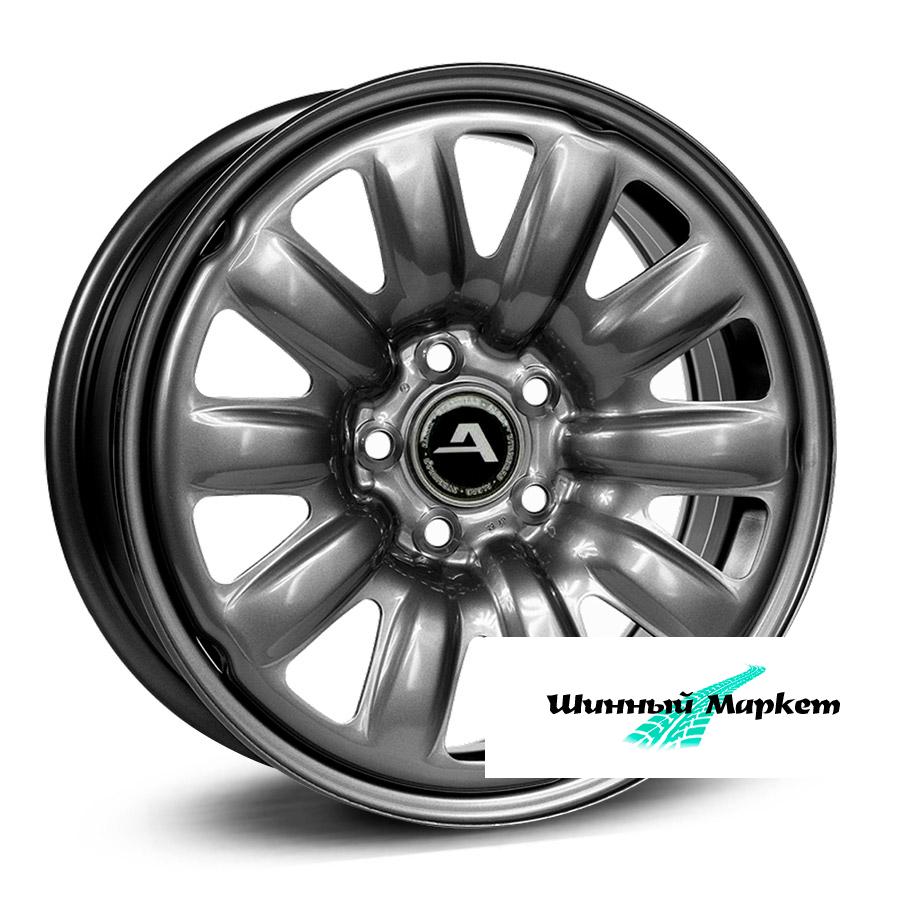 ДискALCAR HYBRIDRAD 130301A 6JxR16 PCD5x112 ET43 DIA57.1, насыщенный темно-серебристый