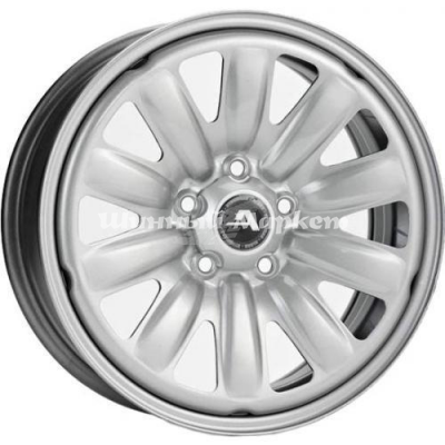 ДискALCAR HYBRIDRAD 130400 6.5JxR16 PCD5x114.3 ET50 DIA67.1, серебристый