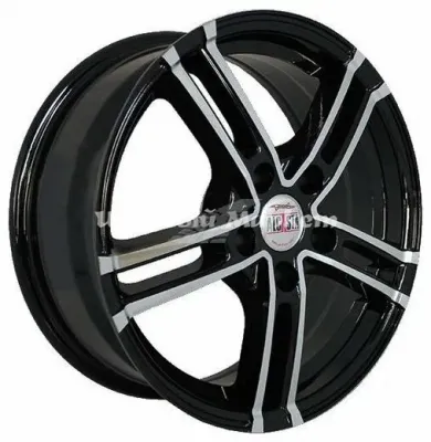 ДискAlcasta M06 6.5JxR16 PCD4x100 ET52 DIA54.1, насыщенный темно-серый с полированной лицевой стороной