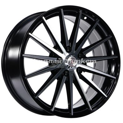 ДискAlcasta M41 7JxR17 PCD5x112 ET43 DIA66.6, черный полностью полированный