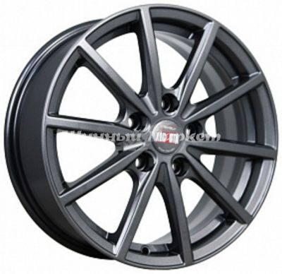 ДискAlcasta M61 7JxR17 PCD5x110 ET39 DIA65.1, графит