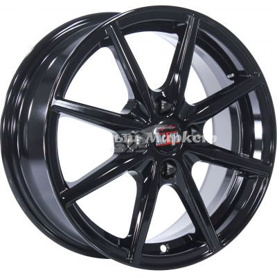 ДискAlcasta M63 6JxR15 PCD4x100 ET37 DIA60.1, Черный