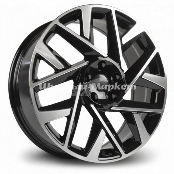 ДискBK &nbsp;3S1072&nbsp;7.5JxR19 PCD5x114.3 ET51 DIA67.1,&nbsp;черный полностью полированный