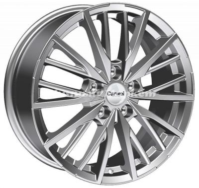 ДискCarwel Агма 1719 7JxR17 PCD5x114.3 ET48 DIA67.1, Серебристый