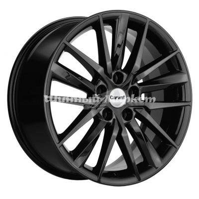 ДискCarwel Алдан 1807 (Geely Tugella/ Jaguar XF/ F-Pace) 8JxR18 PCD5x114.3 ET50 DIA60.1, черный глянцевый