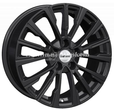 ДискCarwel Базан 1720 (Geely Atlas/Pro/ChanganCS55/+/CS75FL) 7JxR17 PCD5x108 ET45 DIA60.1, черный глянцевый