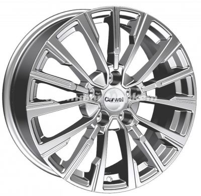 ДискCarwel Базан 1720 (Chery Tiggo 4/4 Pro/Exeed LX/Omoda C5) 7JxR17 PCD5x108 ET33 DIA60.1, Серебристый