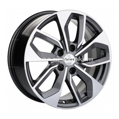 ДискCarwel Эльтон 1703 (Tiguan) 7JxR17 PCD5x114.3 ET47 DIA66.1, Серый с полированной лицевой частью