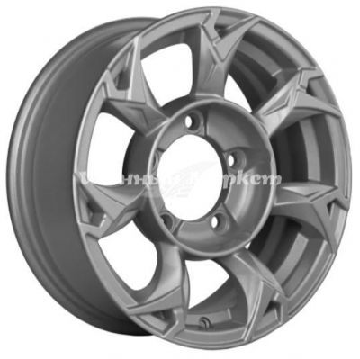 ДискCarwel Гурон 5.5JxR15 PCD5x139.7 ET5 DIA108.1, Серебристый