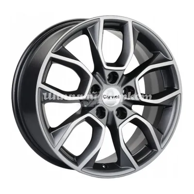 ДискCarwel Ханга 1713 (Karoq/Tiguan) 7JxR17 PCD5x114.3 ET45 DIA67.1, Серый