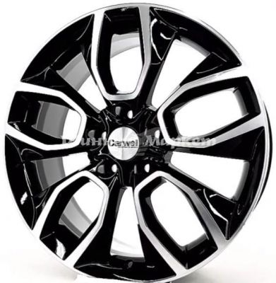 ДискCarwel Хасан 202 (EXEED LX) 7JxR18 PCD5x108 ET52 DIA60.1, черный с полированными спицами