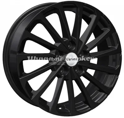 ДискCarwel Кагра 1721 (Geely Coolray) 6.5JxR17 PCD5x114.3 ET50 DIA60.1, черный глянцевый