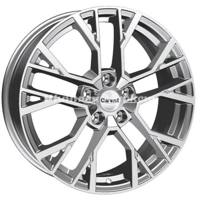 ДискCarwel Камак 1810 (Haval F7x) 7JxR18 PCD5x114.3 ET40 DIA64.1, Серебристый с полированной лицевой частью