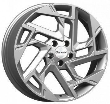 ДискCarwel Кедон 270 (RAV4) 7.5JxR19 PCD5x114.3 ET40 DIA60.1, матовый серебристый с черными вставками