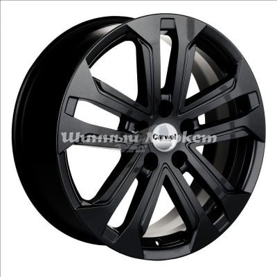 ДискCarwel Куж 1803 (Geely Tugella) 7JxR18 PCD5x114.3 ET40 DIA66.5, черный глянцевый