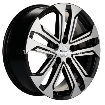 ДискCarwel Куж 1803 (EXEED TXL) 7JxR18 PCD5x108 ET36 DIA65.1, Чёрный глянцевый с полированной лицевой частью