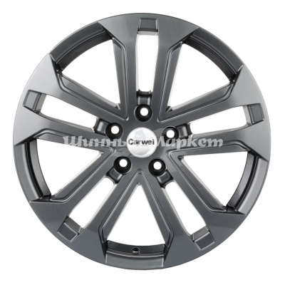 ДискCarwel Куж 1803 (Geely Tugella) 7JxR18 PCD5x114.3 ET37 DIA66.5, Серый