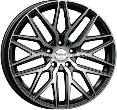 ДискCarwel Ламза 226 8.5JxR20 PCD5x112 ET38 DIA66.6, черный с полированными спицами