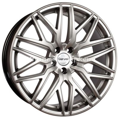 ДискCarwel Ламза 226 8.5JxR20 PCD5x112 ET38 DIA66.6, матовый серебристый с черными вставками