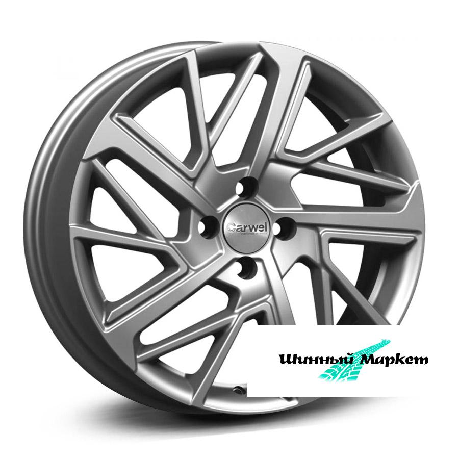 ДискCarwel Мадон 6.5JxR17 PCD5x114.3 ET45 DIA54.1, серебристый