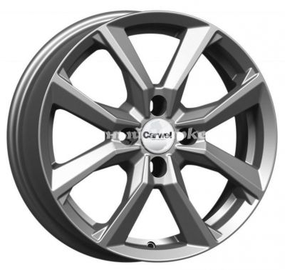 ДискCarwel Сегун 271 6JxR16 PCD4x100 ET45 DIA67.1, матовый серебристый с черными вставками