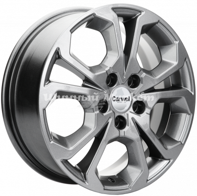 ДискCarwel Шира 1711 6.5JxR17 PCD5x114.3 ET50 DIA66.1, Серый