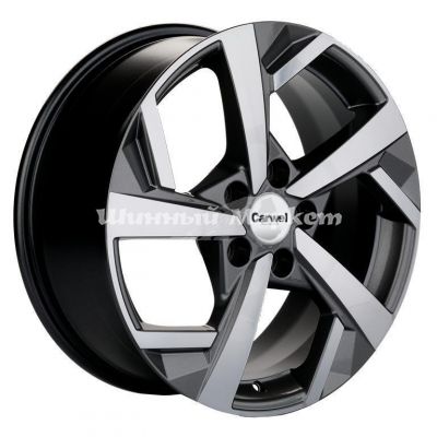 ДискCarwel Тенис 1712 7JxR17 PCD5x108 ET40 DIA54.1, Серый с полированной лицевой частью