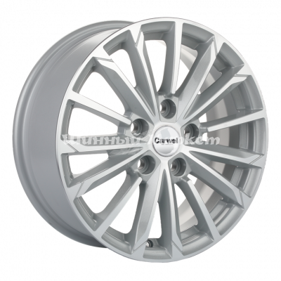 ДискCarwel Тевриз 6.5JxR16 PCD5x114.3 ET50 DIA66.1, Серебристый с полированной лицевой частью