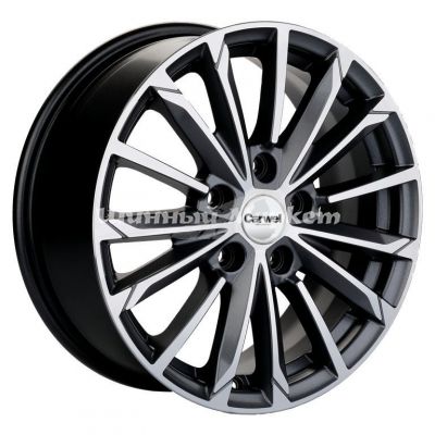 ДискCarwel Тевриз 6.5JxR16 PCD5x108 ET50 DIA63.4, Серый с полированной лицевой частью