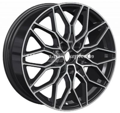 ДискCarwel Тим 1813 (Kodiaq/Tiguan/Audi Q3) 7JxR18 PCD5x114.3 ET45 DIA66.1, Чёрный глянцевый с полированной лицевой частью