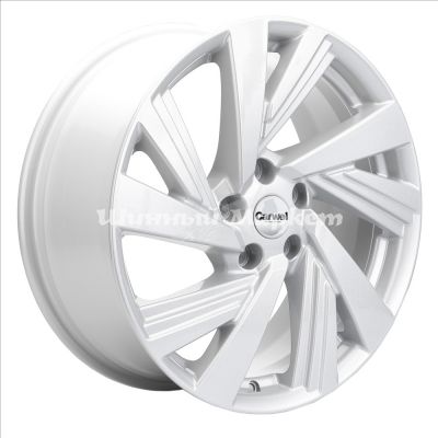 ДискCarwel Тишь 1801 7.5JxR18 PCD5x114.3 ET55 DIA67.1, Серебристый