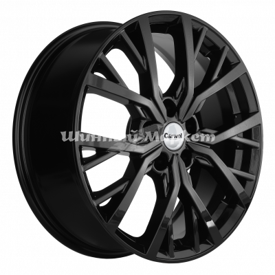 ДискCarwel Тур 1806 (Outlander) 7JxR18 PCD5x114.3 ET38 DIA67.1, черный глянцевый