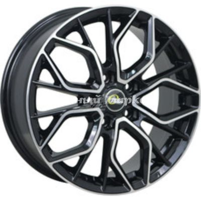 ДискCross Street Cr-19 6.5JxR16 PCD5x100 ET38 DIA57.1, черный полностью полированный