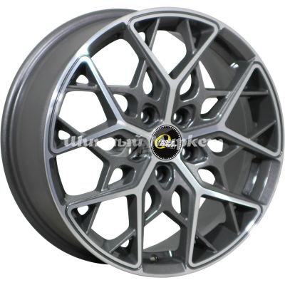 ДискCross Street Cr-20 7.5JxR18 PCD5x114.3 ET40 DIA66.1, насыщенный темно-серый полностью полированный