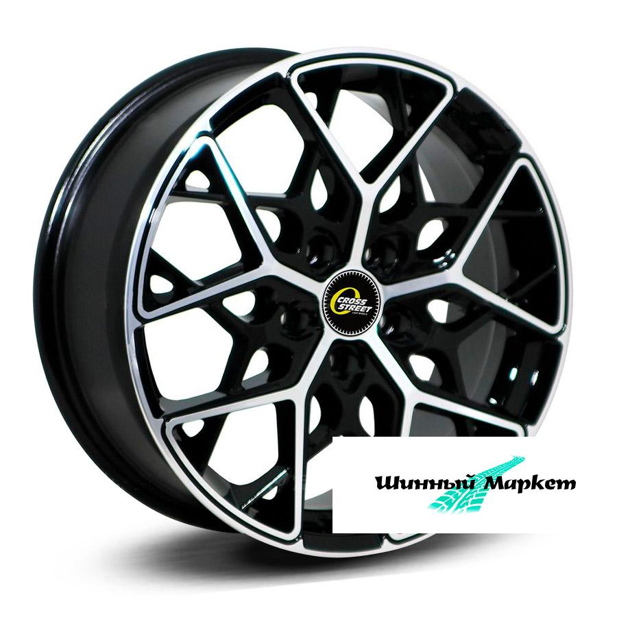 ДискCross Street Cr-20 7JxR17 PCD5x108 ET40 DIA54.1, черный с полированной лицевой стороной