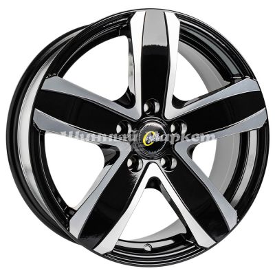 ДискCross Street Cr-21 7JxR17 PCD5x114.3 ET37 DIA66.6, черный полностью полированный