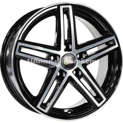 ДискCross Street Cr-24 6.5JxR16 PCD5x114.3 ET43 DIA67.1, черный полностью полированный