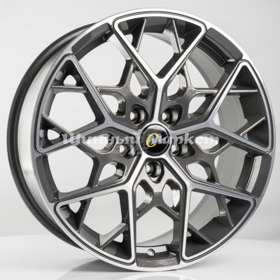 ДискCross Street Cr-20 6.5JxR16 PCD5x105 ET38 DIA56.6, насыщенный темно-серый полностью полированный