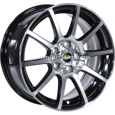 ДискCross Street Y1010 6.5JxR15 PCD5x100 ET38 DIA57.1, черный полностью полированный