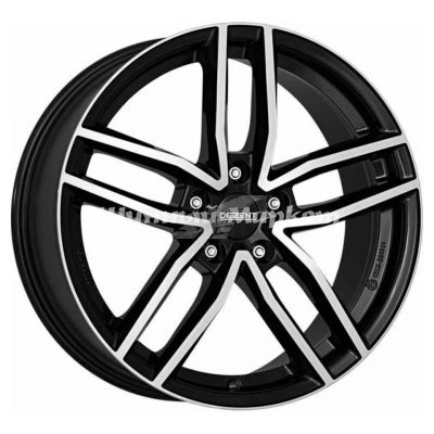 ДискDezent TR dark 7JxR17 PCD5x112 ET40 DIA57.1, черный с полированной лицевой стороной