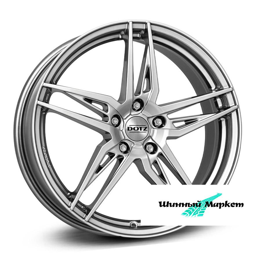 ДискDotz Interlagos shine 7.5JxR19 PCD5x112 ET51 DIA57.1, насыщенный серебристый