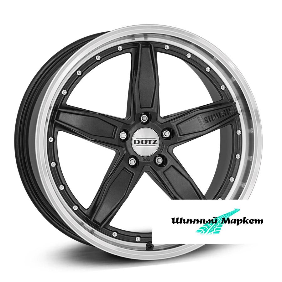 ДискDotz SP5 dark 8.5JxR19 PCD5x112 ET25 DIA70.1, насыщенный темно-серебристый с полированным ободом