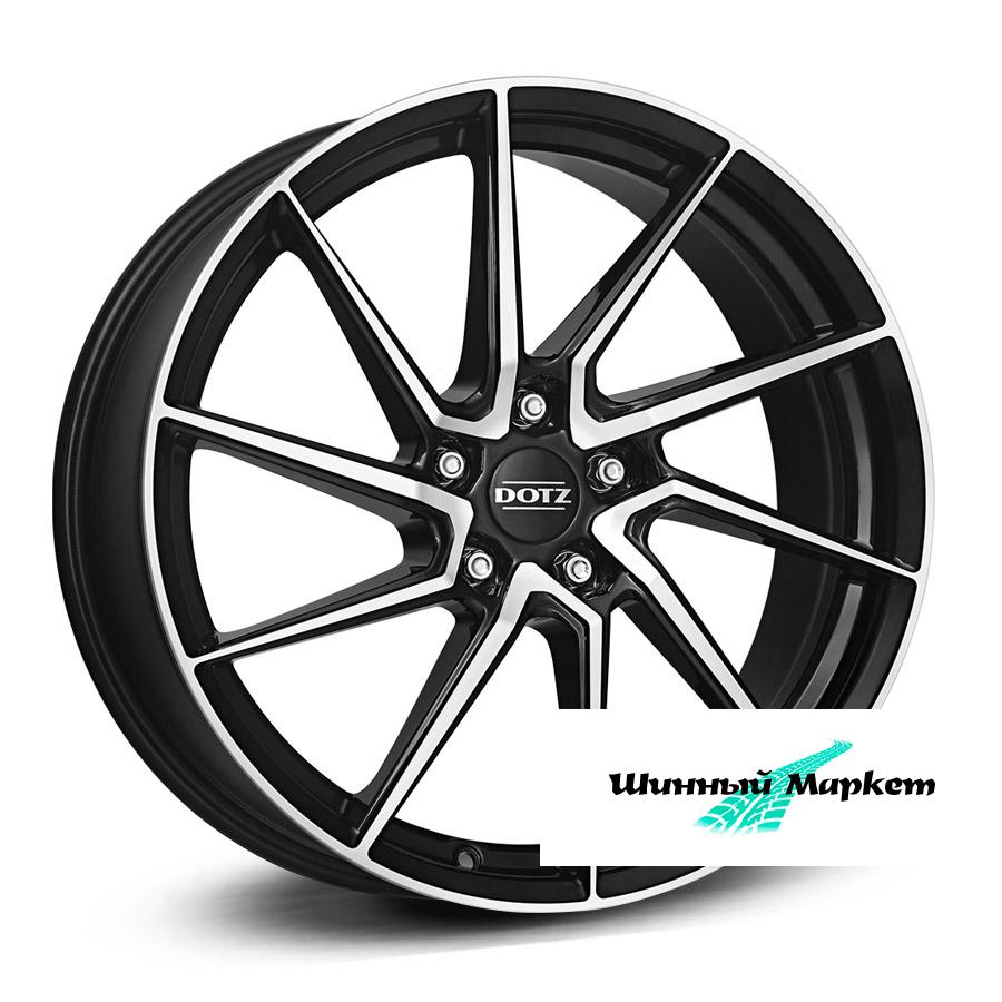 ДискDotz Spa dark 7.5JxR17 PCD5x108 ET40 DIA70.1, черный с полированной лицевой стороной