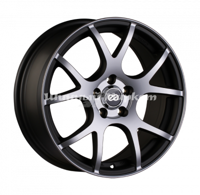 ДискENKEI SL47 7.5JxR17 PCD5x100 ET45 DIA56.1, матовый темно-серый с полировкой