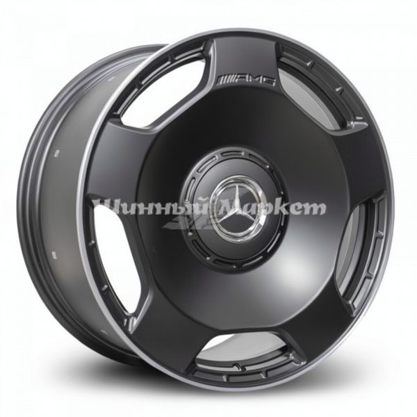 ДискForged &nbsp;D257&nbsp;10JxR22 PCD5x130 ET36 DIA84.1,&nbsp;черный матовый с полированным ободом