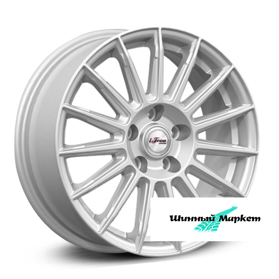 ДискiFree азур 6.5JxR16 PCD5x114.3 ET45 DIA60.1, серебристый