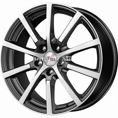 ДискiFree Big-byz 7JxR17 PCD5x112 ET50 DIA57.1, черный с полированной лицевой частью