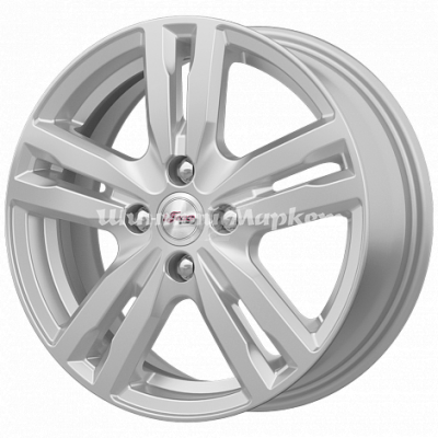 ДискiFree Горизонт 6JxR15 PCD4x100 ET50 DIA60.1, насыщенный серебристый