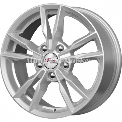 ДискiFree икигай 6.5JxR16 PCD5x108 ET50 DIA63.4, насыщенный серебристый